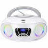 Stereo Portatile Boombox CD DAB DAB+ USB AUX-IN Trevi CMP 583 DAB Bianco