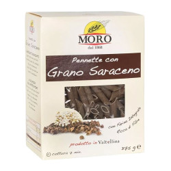 MORO PENNETTE RIGATE CON GRANO SARACENO 375 GR.