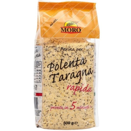 MORO FARINA MISTA PER POLENTA TARAGNA RAPIDA PRONTA IN 5 MINUTI 500 GR.