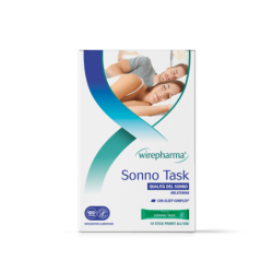 WIREPHARMA SONNO TASK INTEGRATORE ALIMENTARE PEL LA QUALITÀ DEL SONNO CON MELATONINA 10 STICK 100 ML.