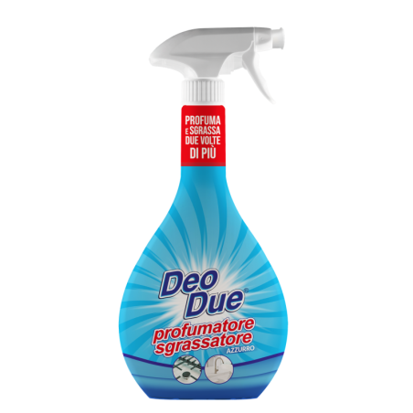 DEO DUE PROFUMATORE SGRASSATORE AZZURRO 600 ML.