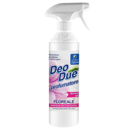 DEO DUE PROFUMATORE PER AMBIENTE FLOREALE 500 ML.