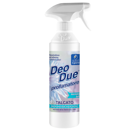 DEO DUE PROFUMATORE PER AMBIENTE TALCATO 500 ML.