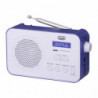 Radio Digitale Portatile DAB DAB+ FM RDS AUX-IN Trevi DAB 7F92 R Blu