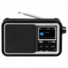 Radio Digitale Portatile DAB DAB+ FM RDS Bluetooth AUX-IN Trevi DAB 7F96 R Nero