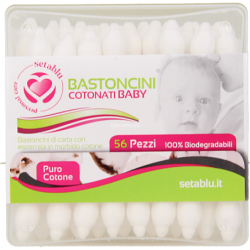 SETABLU BASTONCINI COTONATI BABY 56 COTTON FIOC BIODEGRADABILI