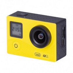 Videocamera Sport 4K Wi-Fi con Custodia Subacquea 30M Trevi GO 2500 4K Giallo