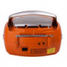 Stereo Portatile Boombox CD AUX-IN Trevi CD 512 Arancio