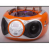 Stereo Portatile Boombox CD AUX-IN Trevi CD 512 Arancio