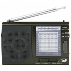 Radio Portatile Multibanda Trevi MB 728 Nero