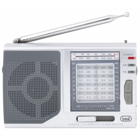 Radio Portatile Multibanda Trevi MB 728 Argento