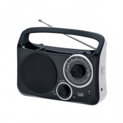 Radio Portatile 2 Bande AM FM Trevi RA 762 Nero