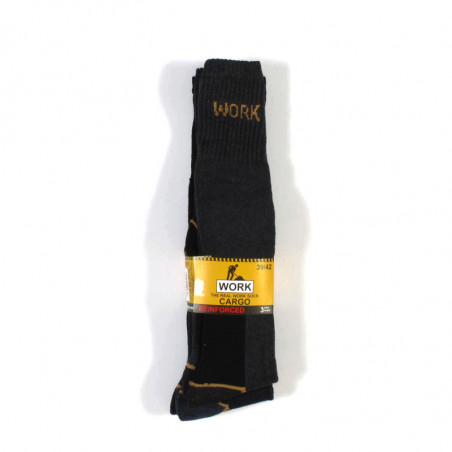 PLANET SOCKS WORK CALZE DA LAVORO LUNGHE UOMO - CONFEZIONE DA 3 PAIA