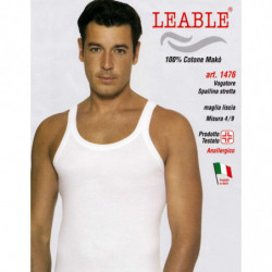 Canottiera uomo in cotone spalla stretta Leable 1476