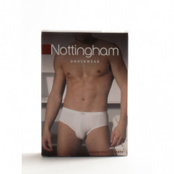 SLIP IN COTONE ELASTICIZZATO UOMO NOTTINGHAM SA115 BIANCO