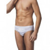 SLIP UOMO IN FILO DI SCOZIA NOTTINGHAM SM416 FONDO BIANCO