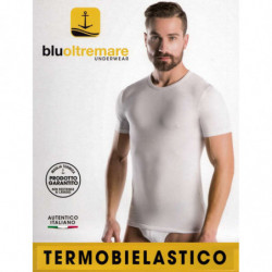 T-shirt uomo in termo cotone bi-elastico Oltremare 744