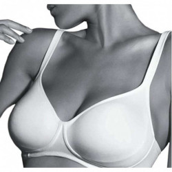 Reggiseno preformato in cotone elasticizzato Gios Cannella