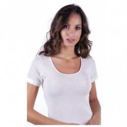 T-shirt donna in lana e seta Moretta 5008 tg.2-6