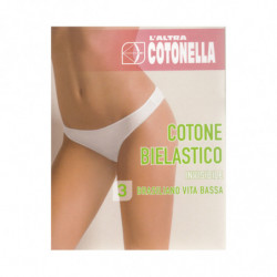 SLIP BRASILIANA DONNA COTONELLA 3490 - CONFEZIONE DA 3 PAIA