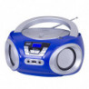 Stereo Portatile Boombox CD Bluetooth USB AUX-IN Trevi CMP 544 BT Blu