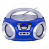 Stereo Portatile Boombox CD Bluetooth USB AUX-IN Trevi CMP 544 BT Blu