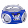 Stereo Portatile Boombox CD Bluetooth USB AUX-IN Trevi CMP 544 BT Blu