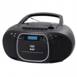 Stereo Portatile Boombox CD DAB DAB+ USB Cassetta AUX-IN Trevi CMP 576 DAB