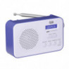 Radio Digitale Portatile DAB DAB+ FM RDS AUX-IN Trevi DAB 7F92 R Blu