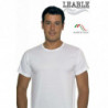 T-shirt uomo in cotone mercerizzato girocollo Leable 1421 Tg.8/9 Bianco