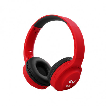 Cuffia Digital Stereo con Microfono Cavo 1,2 m Trevi DJ 601 M Rosso