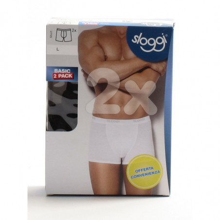 BOXER UOMO SLOGGI BASIC SHORT- 2 PAIA