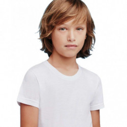 ELLEPI 701 MAGLIA BAMBINO 6-16 ANNI A MANICHE CORTE IN PURO COTONE