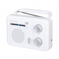 Radio Portatile 2 Bande AM FM Trevi RA 7F64 Bianco