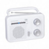 Radio Portatile 2 Bande AM FM Trevi RA 7F64 Bianco